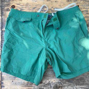 J.Crew 6.5" Tab Swim Short - Waist 32 - Woodland Green